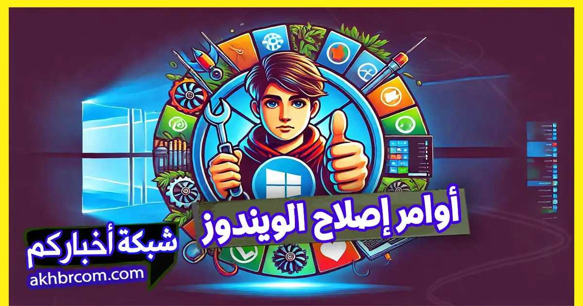 أوامر إصلاح مشاكل ويندوز 10 و 11
