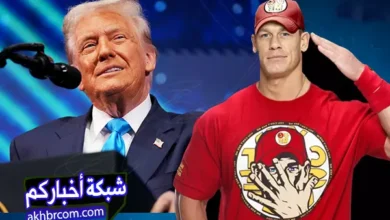 دونالد ترامب يحضر مباراة تقاعد جون سينا